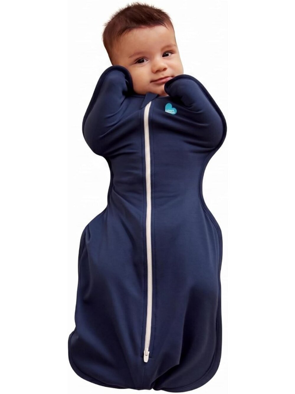Cozy Baby Sleep Sack Swaddle Up | 1.0 TOG, 5-8.5 lbs, Navy Blue, Safe Sleep